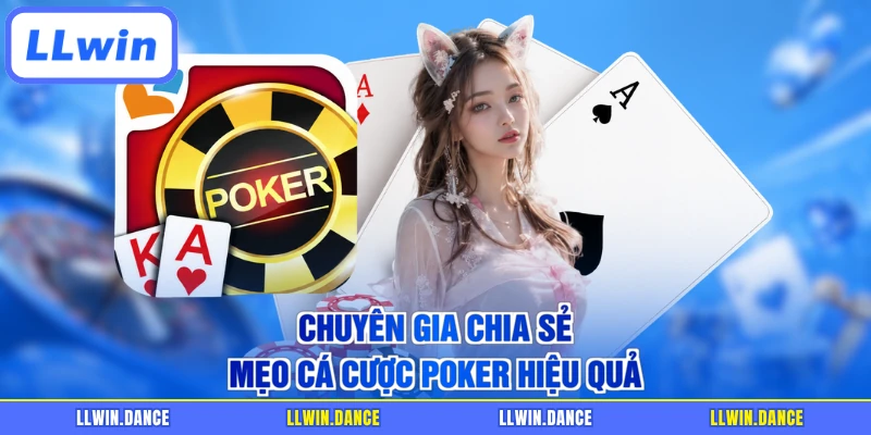 Chuyên gia chia sẻ mẹo cá cược poker hiệu quả
